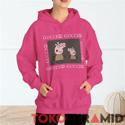 gucci sweatshirt with peppa pig|Peppa Pig Gucci merch.